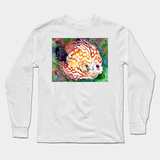 Fishy Long Sleeve T-Shirt by dfrdesign